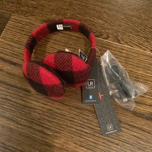 NWT UR Powered Earmuffs red and black plaid